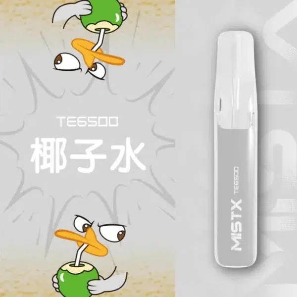 MIST X 鴨嘴獸 TE6500 拋棄式電子煙|6500 口續航・免充電使用 MIST X 鴨嘴獸